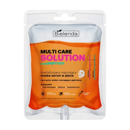 Bielenda Multi Care Solution Multi‑Peptide Revitalising & Firming Sheet Mask-Serum 1 Sheet