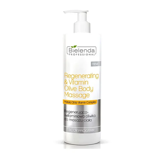 Bielenda Professional Regenerating Body Massage Oil with Marula & Vitamin Complex 500ml