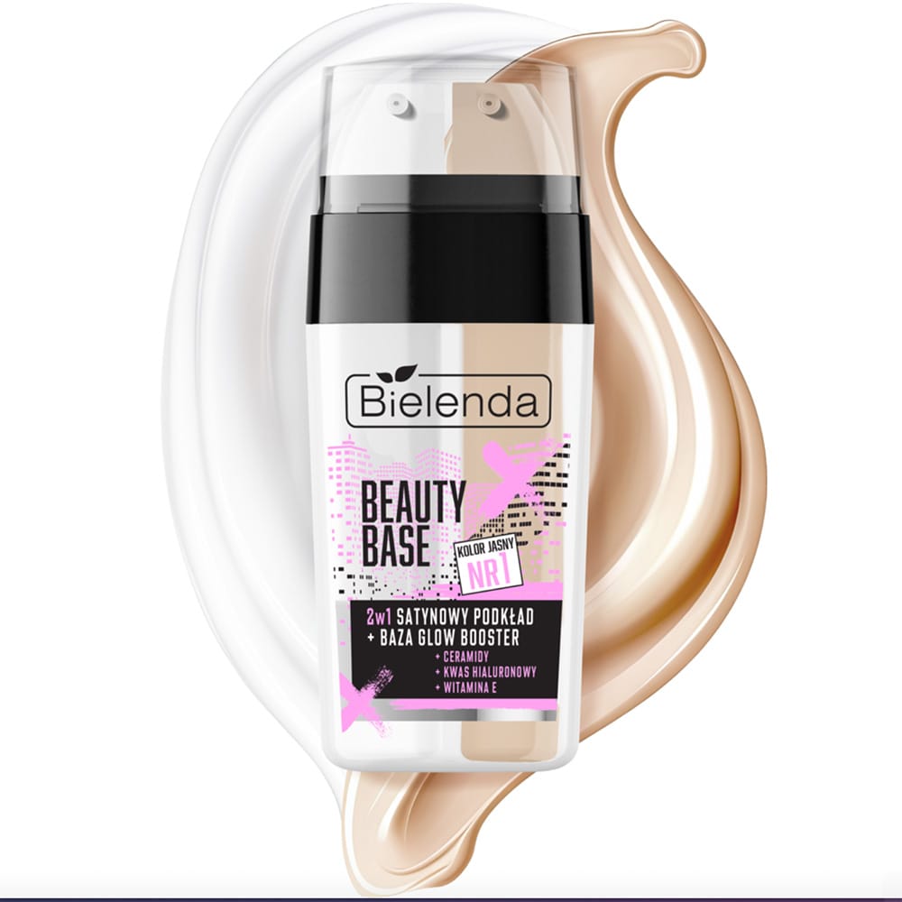 Bielenda Beauty Base Glow Booster 2-in-1 – Satin Foundation & Primer