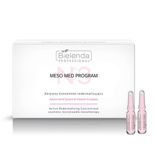 Bielenda Professional Active Redermalising Concentrate Amino Acid System & Vitamin Complex 10 x 3ml