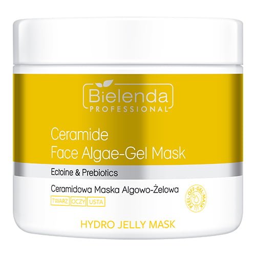 Bielenda Professional Hydro Jelly Algae-Gel Mask with Ceramides Prebiotics for Face Eyes & Lips  190g