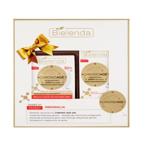 Bielenda Chrono Age 24h Gift Box Set Anti-Wrinkle Face 50+ and Eye Cream