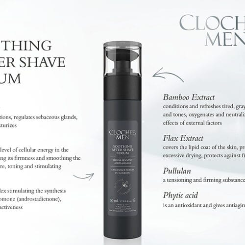 Clochee Men Refreshing Body Gel 250ml & Soothing Face Serum 50ml