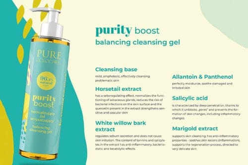 Clochee Pure Purity Boost Balancing Cleansing Gel with Salicylic Acid 200ml