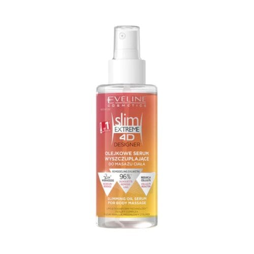 Eveline Slim Extra 4D Designer Slimming Oil-Serum for Body Massage – 250ml