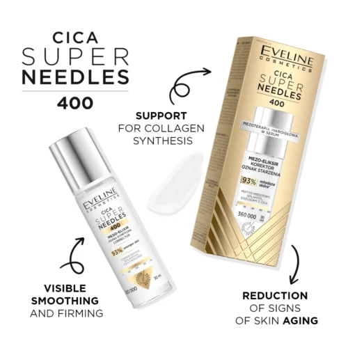 Eveline Super Needles CICA 400 Meso-Elixir Ageing Symptoms Corrector 30ml