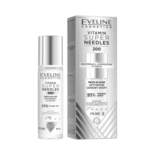 Eveline Super Needles Vitamin 200 Meso-Elixir Skin Renewal Activator 30ml