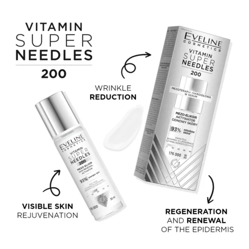 Eveline Super Needles Vitamin 200 Meso-Elixir Skin Renewal Activator 30ml