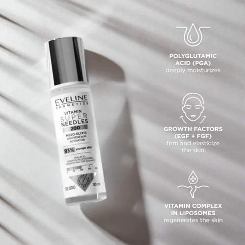 Eveline Super Needles Vitamin 200 Meso-Elixir Skin Renewal Activator 30ml