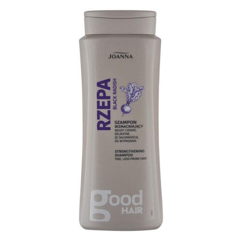 Joanna Black Radish Strengthening Shampoo for Fine Loss-Prone Hair 400ml