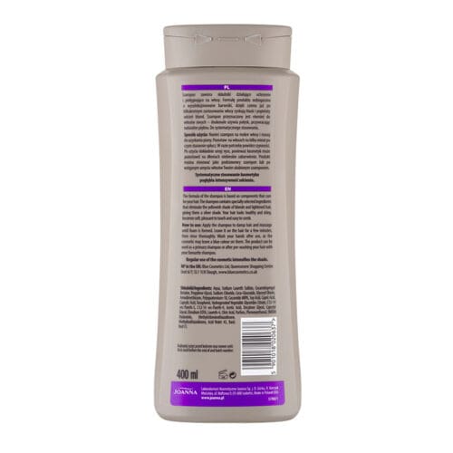 Joanna Ultra Colour Silver Shampoo for Silver Ash Blond Shades