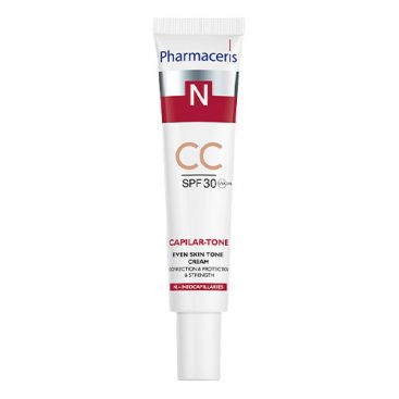 Pharmaceris Face cream with corrective pigment for capillary skin.