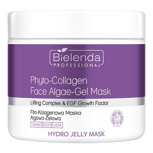 Bielenda Professional Firming Hydro Jelly Face Algae-Gel Mask with Phyto-Collagen & EGF Growth Factor 190g