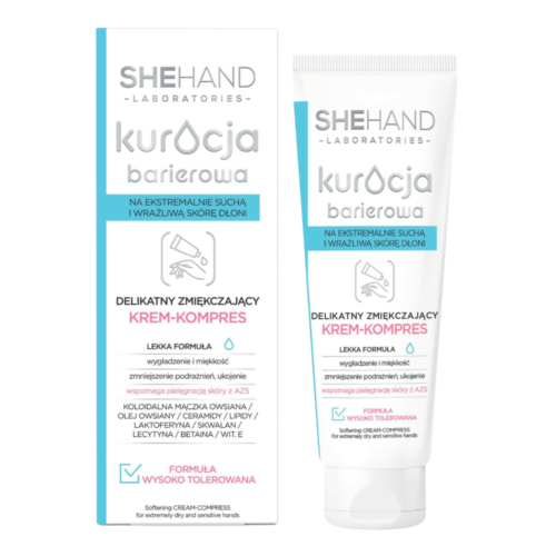 SheHand Barrier Treatment Softening Cream-Compress for Extremely Dry and Sensitive Hands 75ml