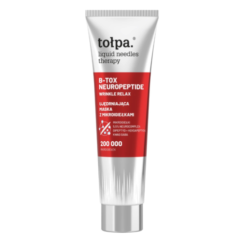 Tołpa Liquid Needles Therapy Neuropeptide Wrinkle Relax Firming Microspicule Face Mask 60ml
