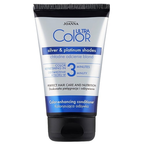 Joanna Ultra Color 3 Minutes Colour Enhancing Hair Conditioner Platinum & Cool Blond Shades 100g