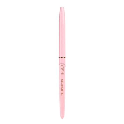 YOSHI Gel Brush #4 – Pink – 4mm Nylon Bristles