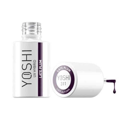 YOSHI Hybrid Nail Gel Polish UV/LED – Late Plum 311