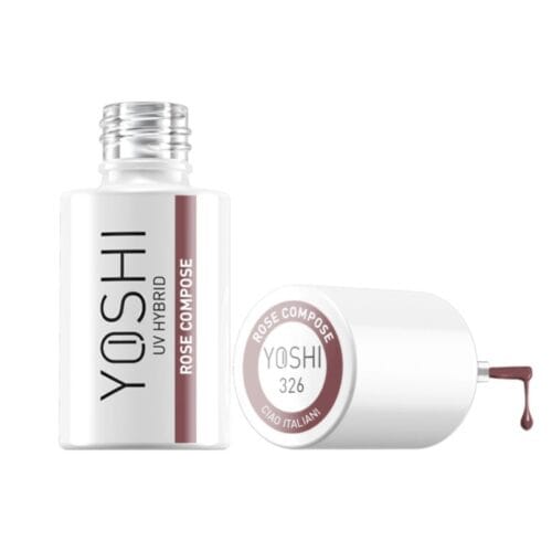 YOSHI Hybrid Nail Gel Polish UV/LED – Rose Compose 326