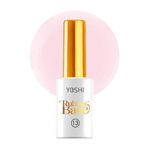 YOSHI Hybrid Rubber Base Coat UV/LED No.13 Milky Pink