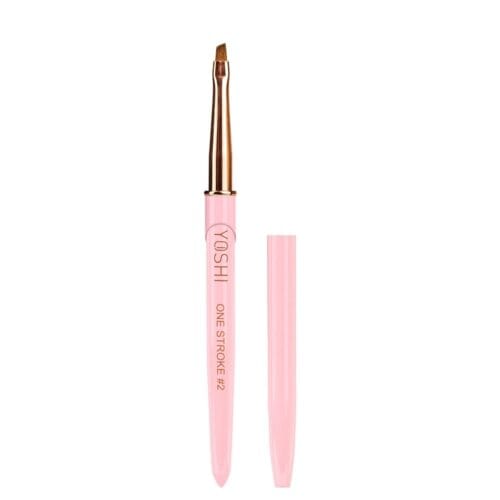 YOSHI One Stroke Brush #2 – Natural Kolinsky Hair