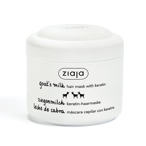 Ziaja Goat’s Milk Strengthening Mask with Keratin for Dry Dull Hair 200ml