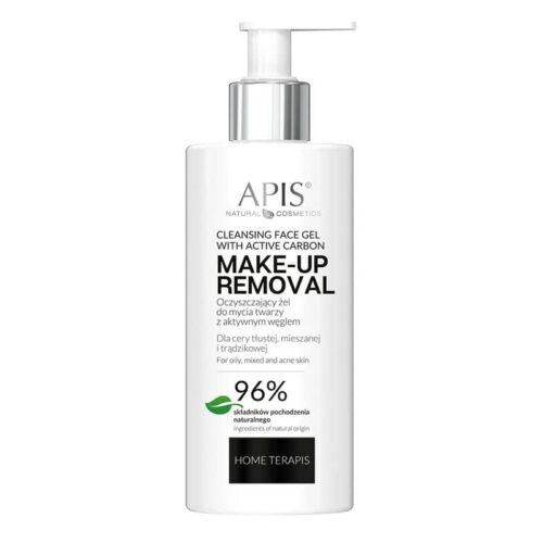 Apis Cleansing Washing Face Gel with Active Carbon for Oily Mixed and Acne Skin 300ml