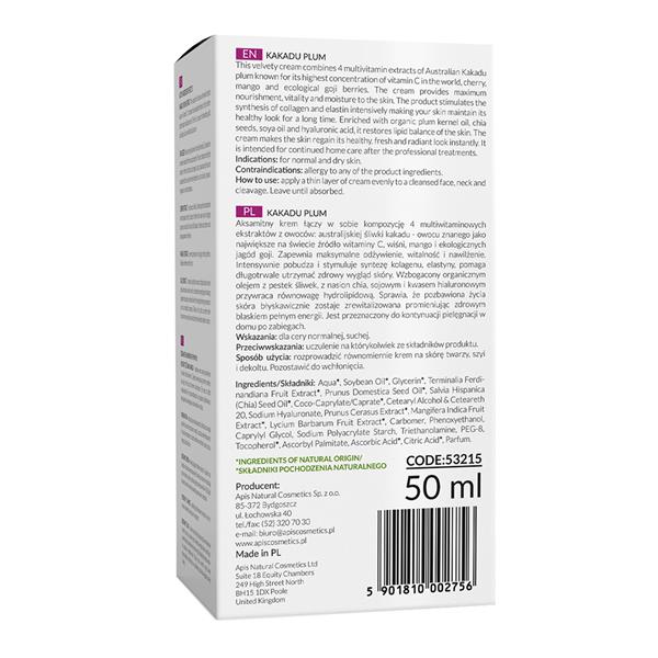 Apis Professional Kakadu Plum Face Cream 50ml