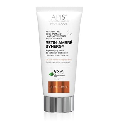 Apis Professional Retin Ambre Synergy Regenerating Body Hand Balm with Retinol and Amber Acid 200ml