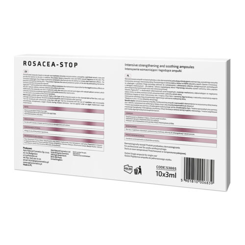 Apis Professional Rosacea Stop Intensive Strengthening & Soothing Ampoules 10 x 3ml