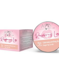 Apis raspberry scented smoothing lip scrub.