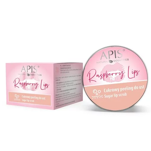 Apis raspberry scented smoothing lip scrub.