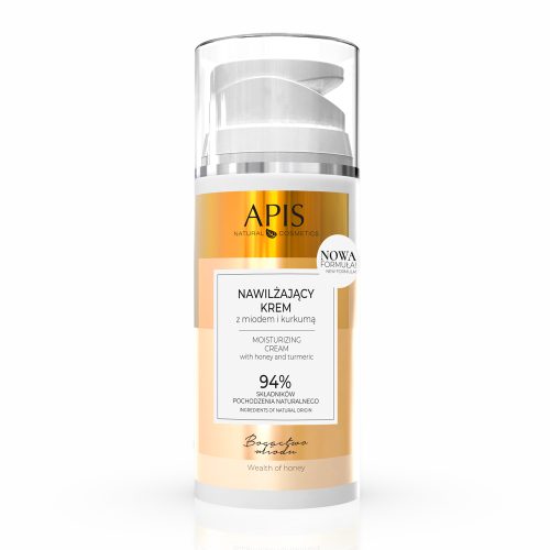 Apis moisturising face cream with honey turmeric.