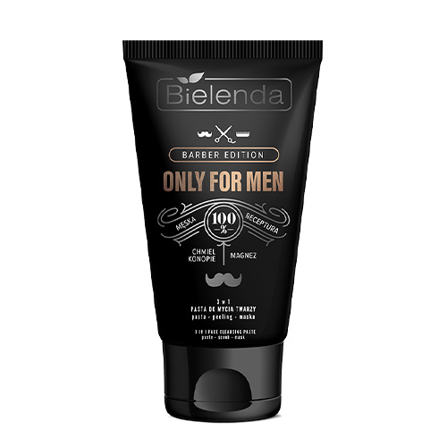 Bielenda Multi-functional face wash scrub for men.