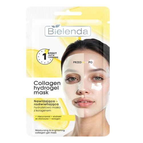 Bielenda Collagen Hydrogel Mask – Moisturising & Brightening Sheet Mask 1pc
