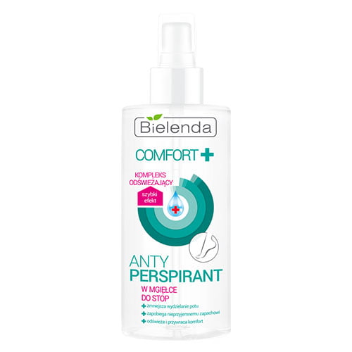 Foot antiperspirant in mist from bielenda.