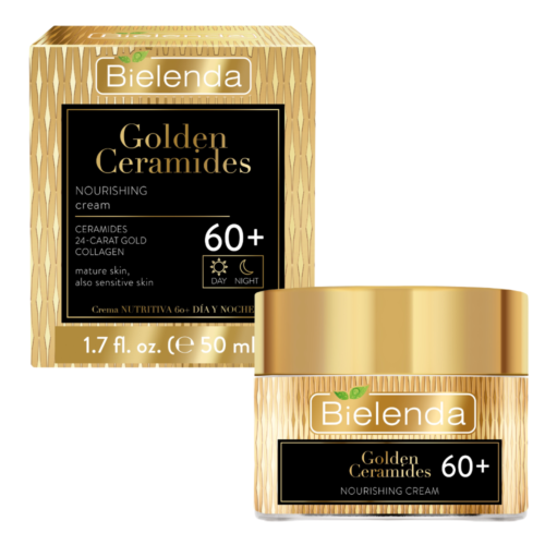 Bielenda Golden Ceramides Rebuilding Nourishing Face Cream 60+ day/night 50ml