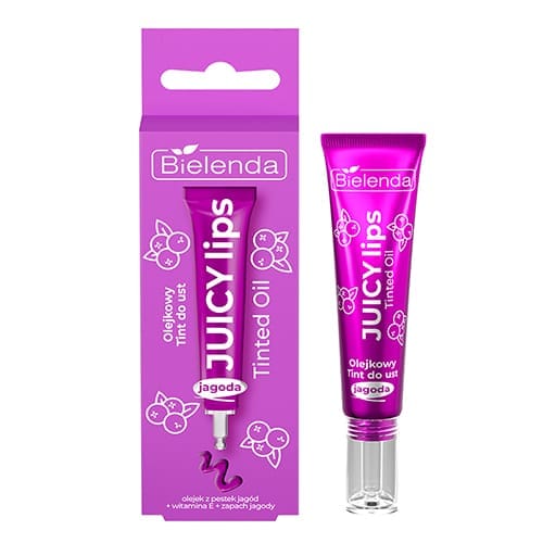 Bielenda Juicy Lips Tinted Lip Oil Blueberry 10g