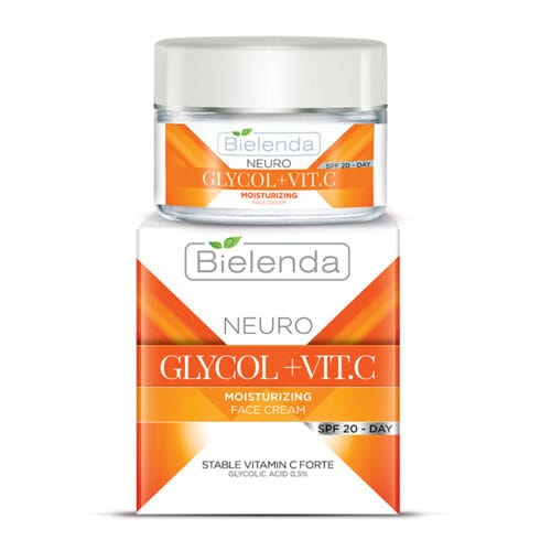 Bielenda Neuro Glycol Vitamin C Moisturising Day Cream Glow and Youth Activator SPF20 50ml