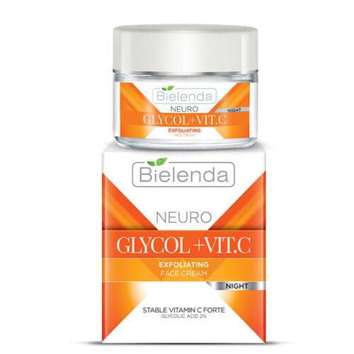 Bielenda Neuro Glycol Exfoliating Face Night Cream Wrinkle Corrector 50ml
