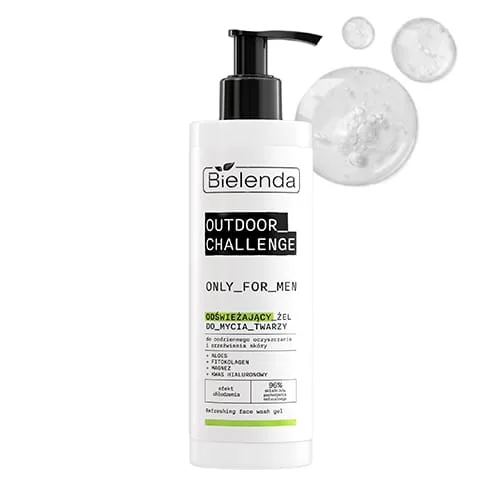 Bielenda Outdoor Challenge Refreshening Cooling Face Wash Gel for Men