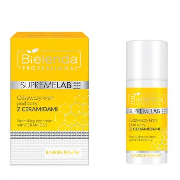 Bielenda supremelab nourishing eye cream with ceramides.