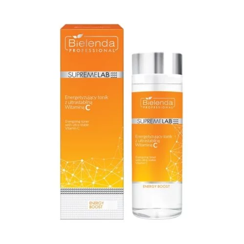 Bielenda Professional Supremelab Energy Boost Energising Face Toner with Ultra-Stable Vitamin C 200ml