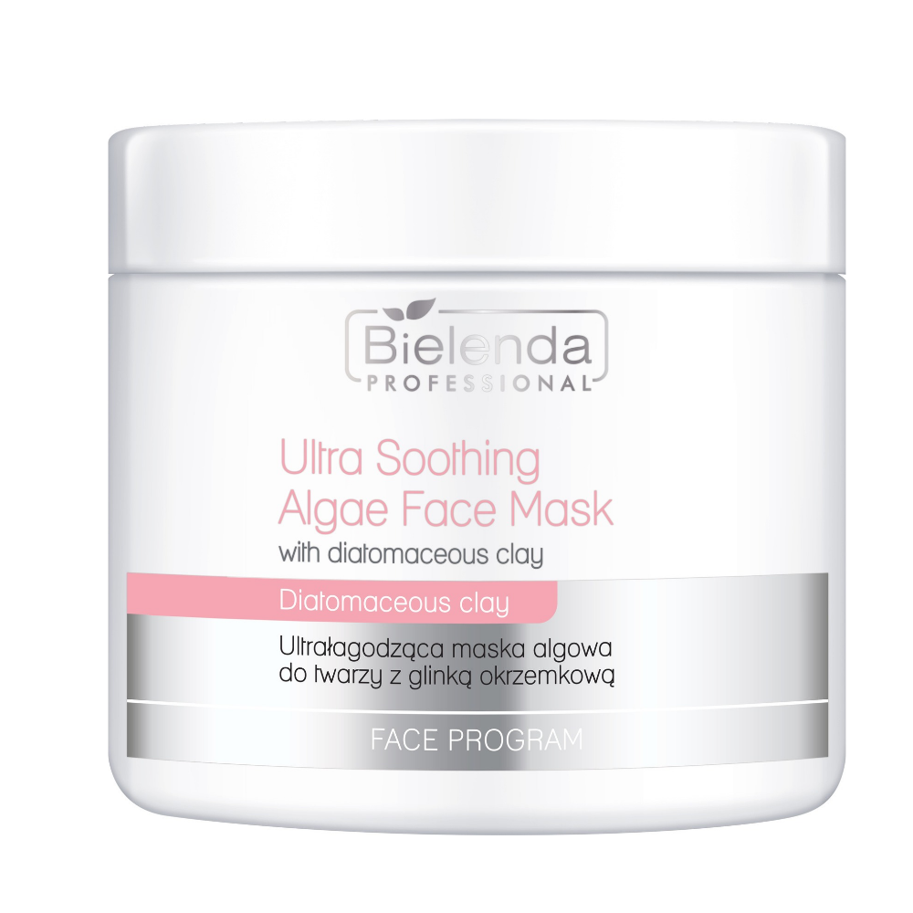 Bielenda Professional Ultra Soothing Algae Face Mask with Diatomaceous Clay, 190g