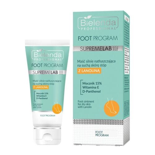 Bielenda Professional Supremelab Foot Program Foot Ointment for Dry Skin with Lanolin 70g
