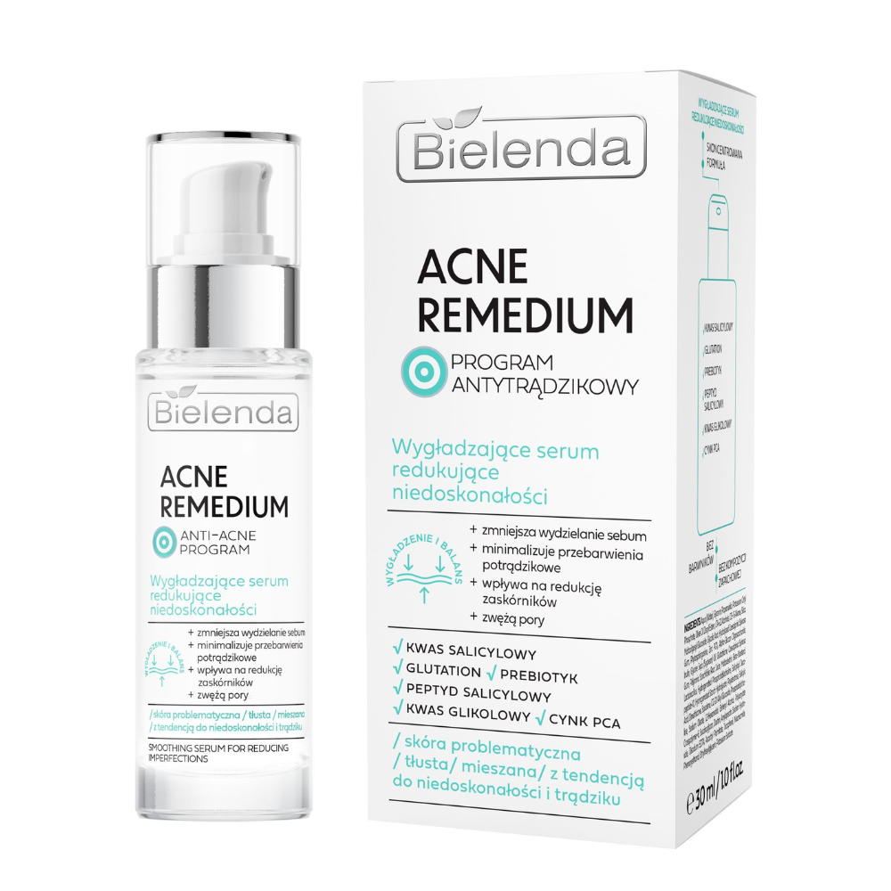 Bielenda Acne Remedium Smoothing Serum Reducing Imperfections 30ml