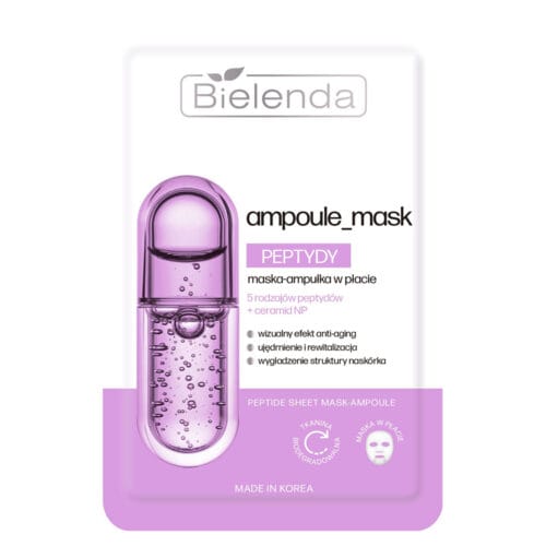 Bielenda Ampoule-Mask Firming Peptide Sheet Face Mask 1pc