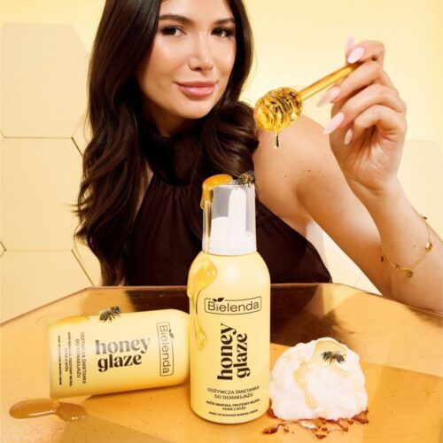 Bielenda Honey Glaze Nourishing Cleansing & Makeup Removal Creamy Foam 150ml