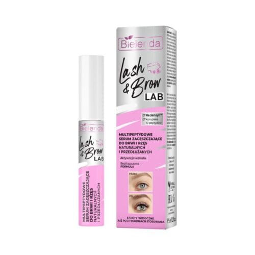 Bielenda Lash & Brow Lab Multi-Peptide Thickening Serum for Brows & Lashes 5ml