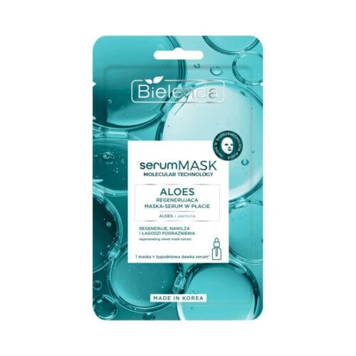 Bielenda Aloe Regenerating Sheet Mask-Serum 1pc
